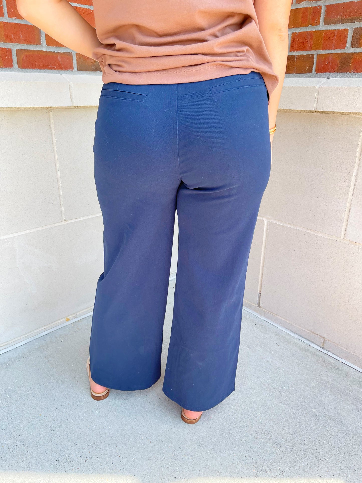 High Waist Front Pocket Pants