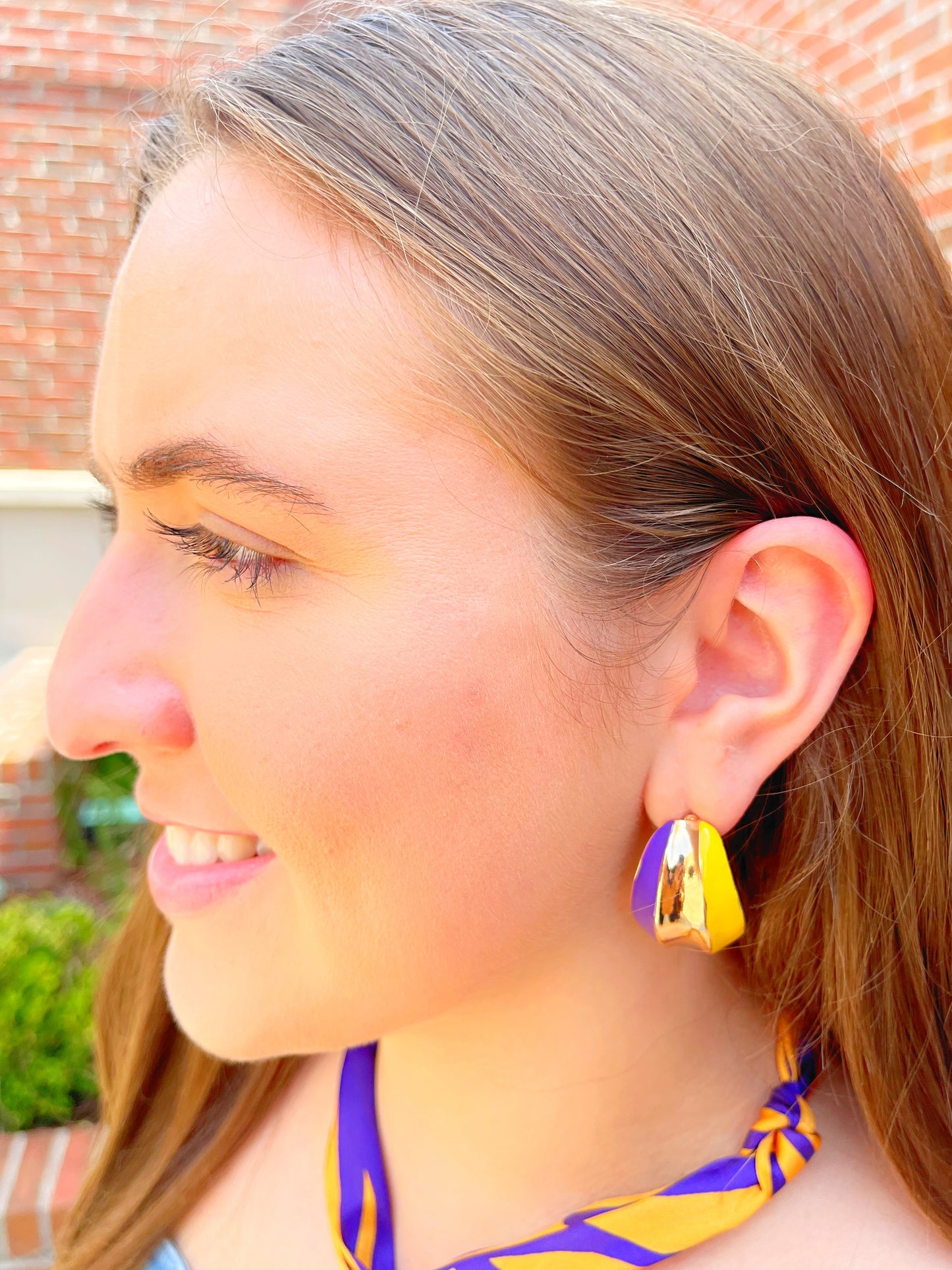 Penney Hoop Gameday Earrings