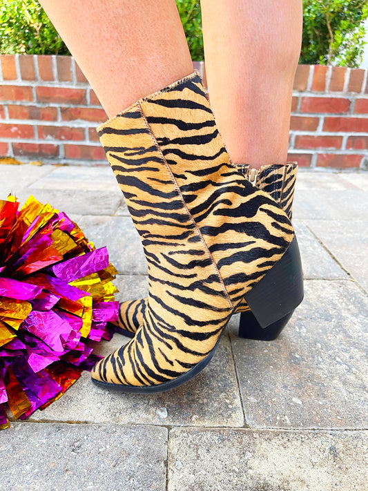 Tiger Stripe Booties