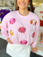 Sarah Sequin Pumpkin Bows Sweatshirt