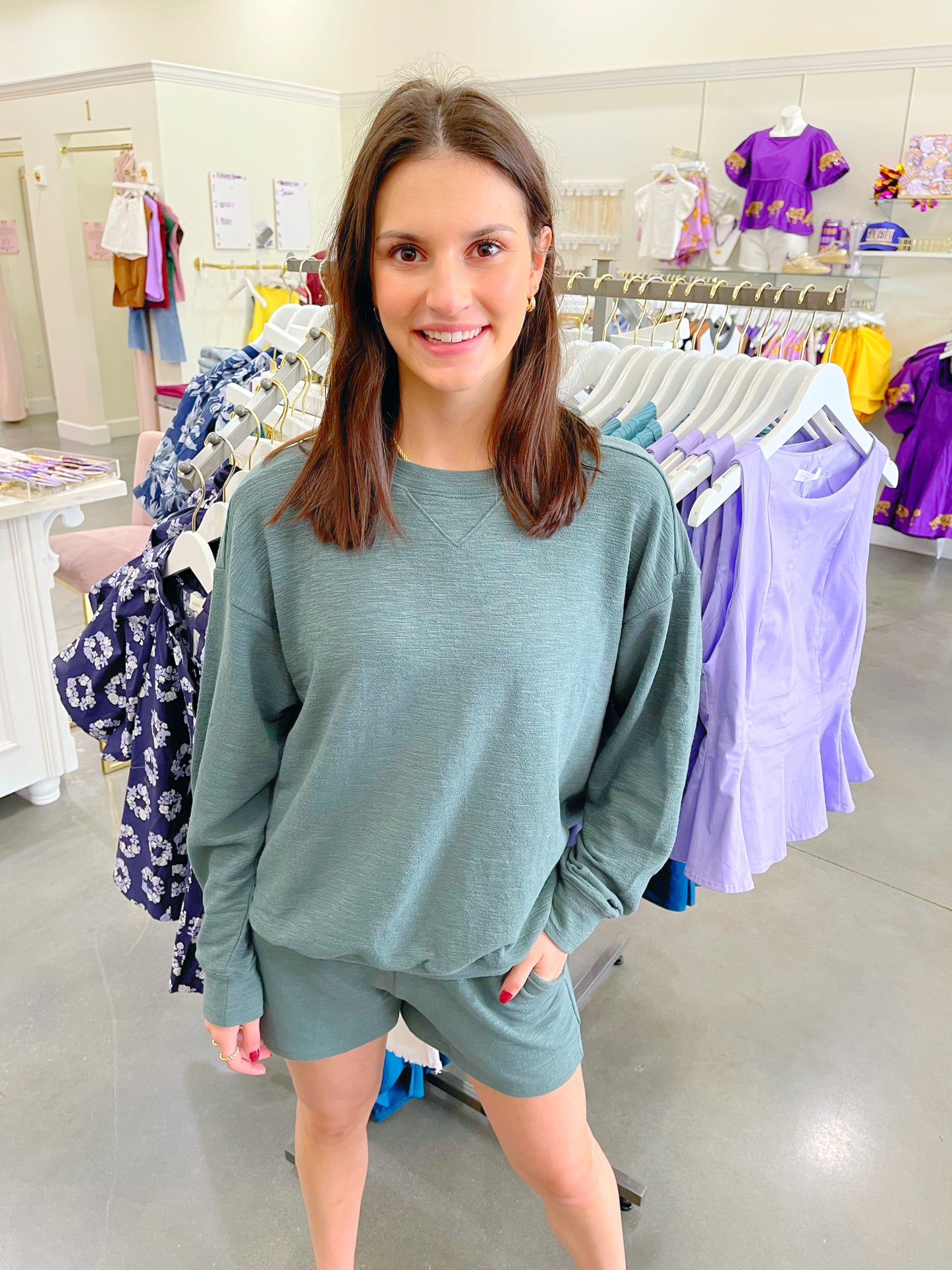 Pullover & Shorts Set