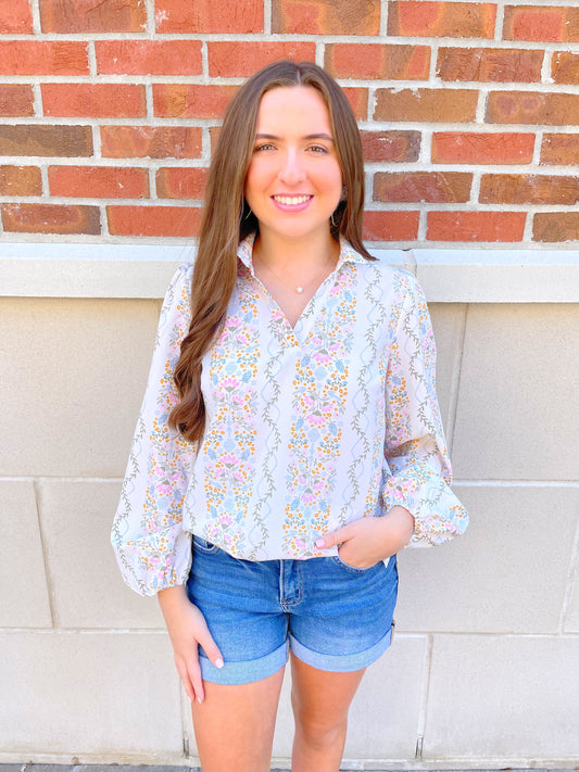 Kayla Ivy Lane Floral Top