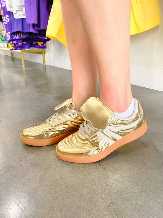Metallic Sneakers