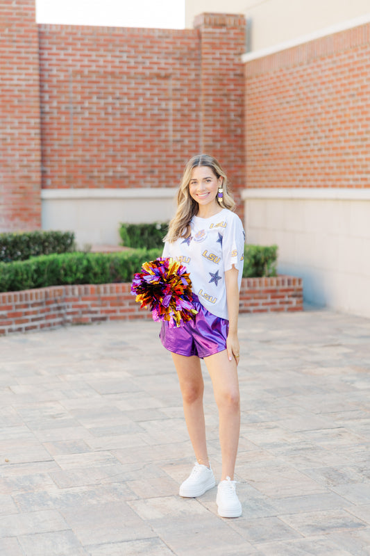 The All Over Sequin Boxy Tee