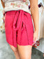 Braided Wrap Skort