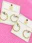 Evan Rhinestone Hoop Earrings