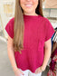 Mock Neck Pocket Sweater
