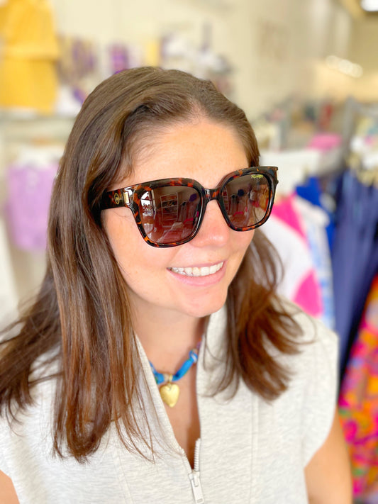 Krista Tortoise Polarized Sunnies