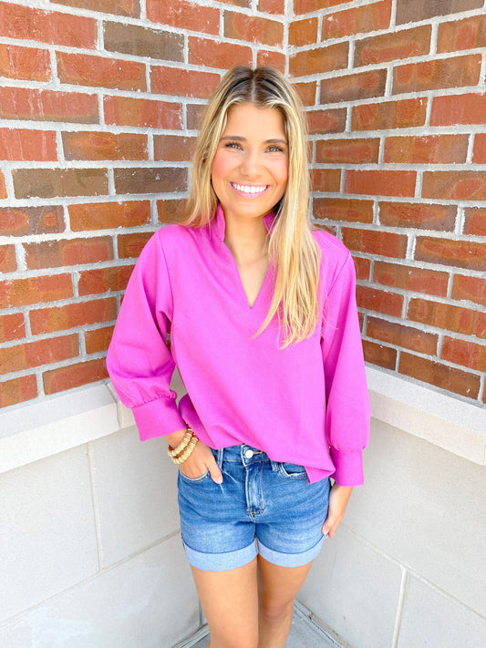 Jocelyn Textured Top