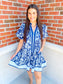 Short Sleeve Floral Dress