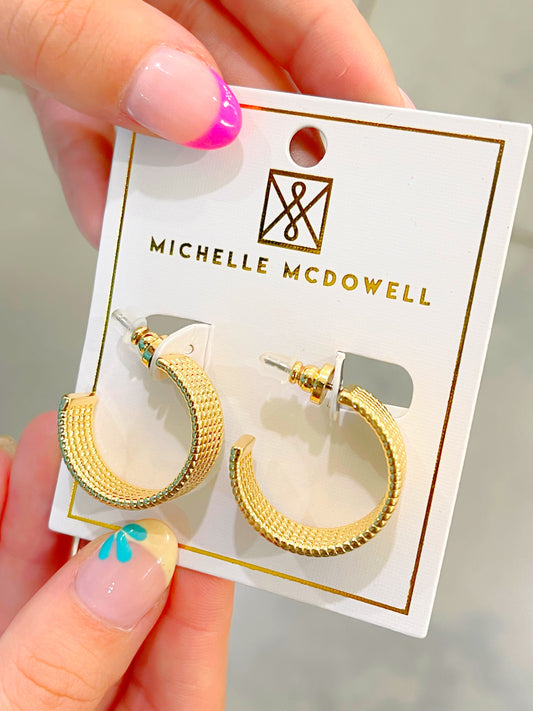 Daisy Hoop Earrings