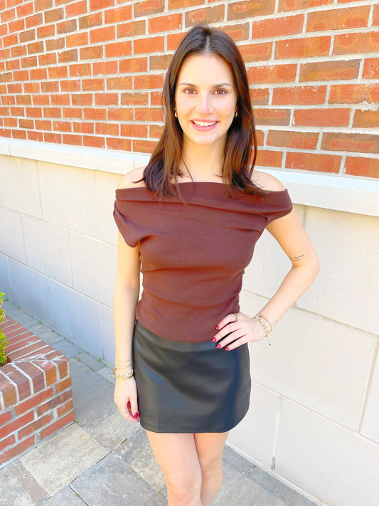 Asymmetrical Sweater Top