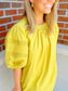 Detailed Puff Sleeve Dress