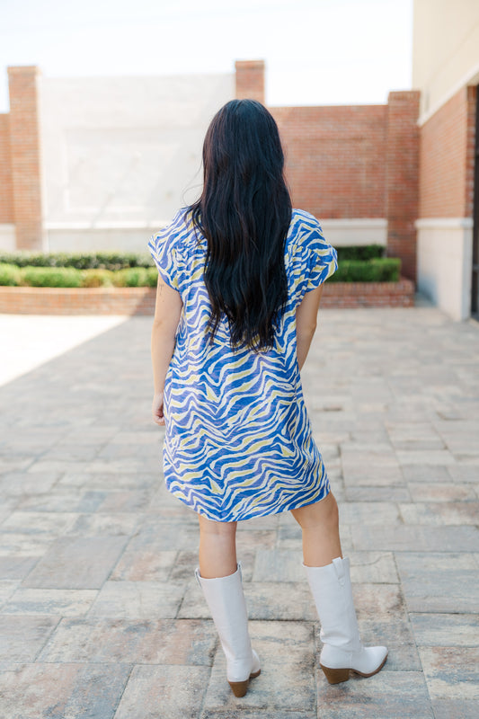 Tori Tiger Print Dress