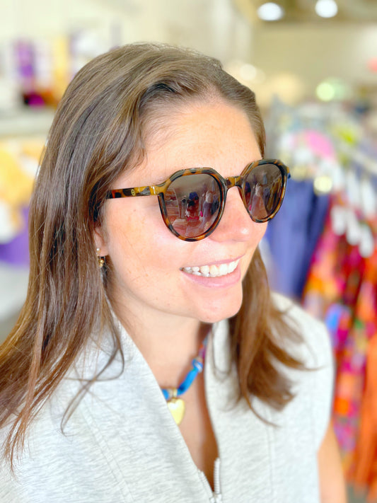 Meredith Tortoise Polarized Sunnies