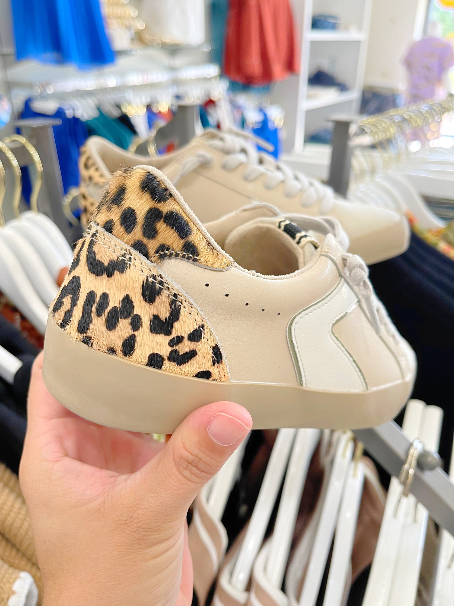 Leopard Hair Sneakers