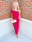 One Shoulder Maxi Dress