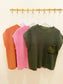 Mock Neck Pocket Sweater