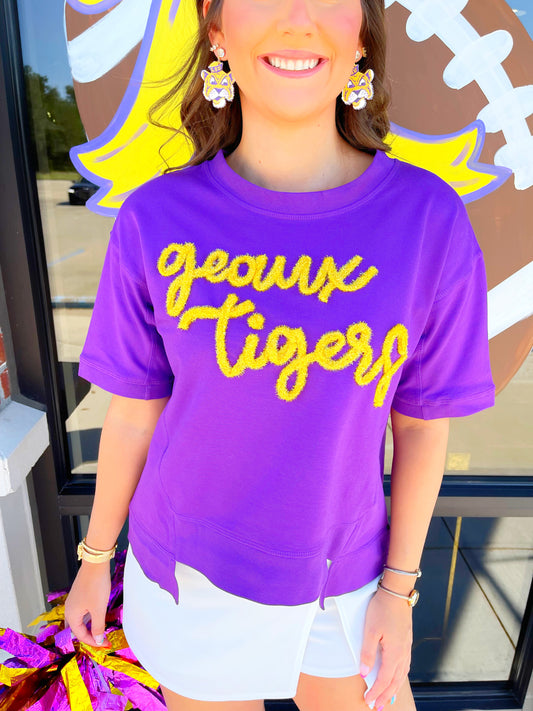 The Glitter Script Boxy Top