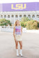Metallic Striped Skirt