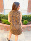 Sleeveless Tiger Stripe Dress