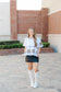 The Puff Sleeve Tiger Peplum Top