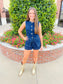 Denim Paperbag Shorts