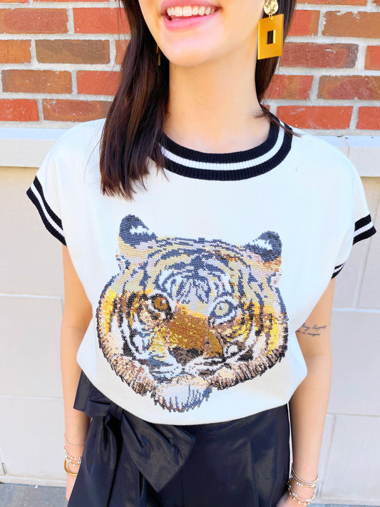 The Embroidered Varsity Sweater