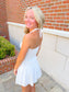 Eyelet Halter Dress