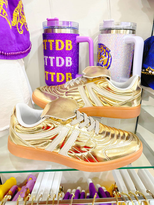 Metallic Sneakers
