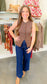 Button Down Vest Top