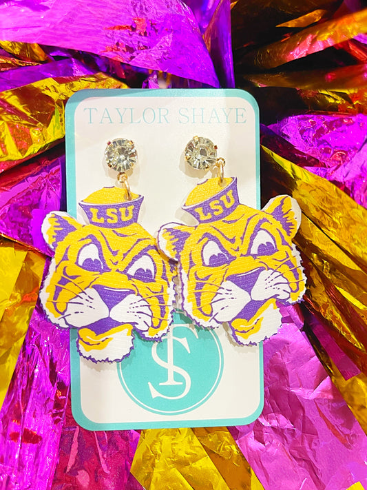 Mike the Tiger Earrings