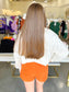 Corduroy Side Tie Skort