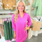 Hadley Collared 3/4 Sleeve Dress