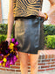 Faux Wrap Mini Skort