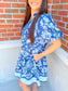 Short Sleeve Floral Dress