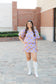 The Poplin Puff Sleeve Tiger Tie Top