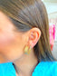 Daisy Hoop Earrings