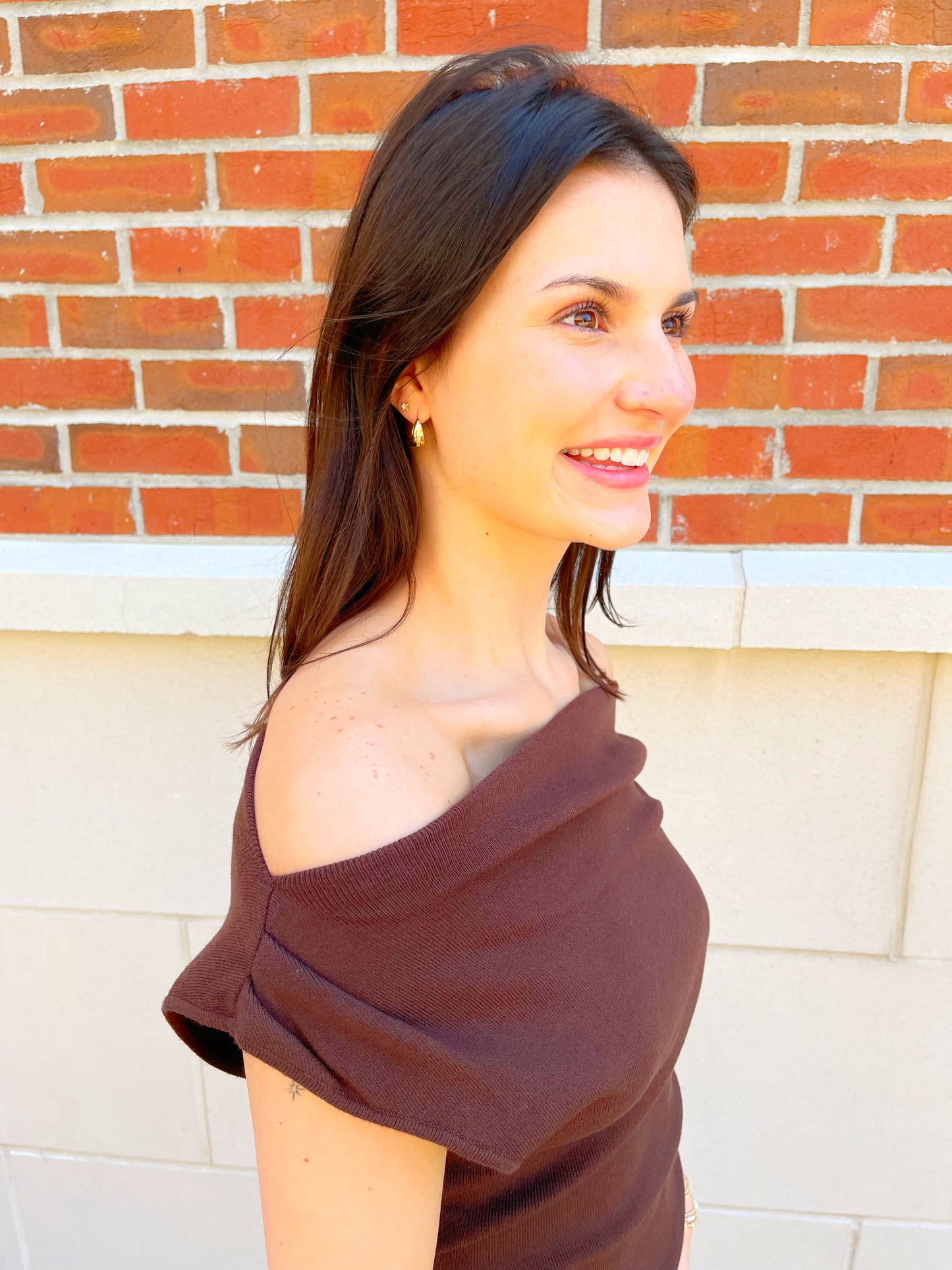 Asymmetrical Sweater Top