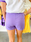 Side Tie Wrap Denim Skort