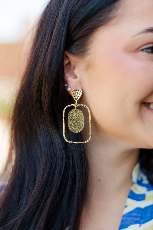 Rectangle Acrylic Earrings