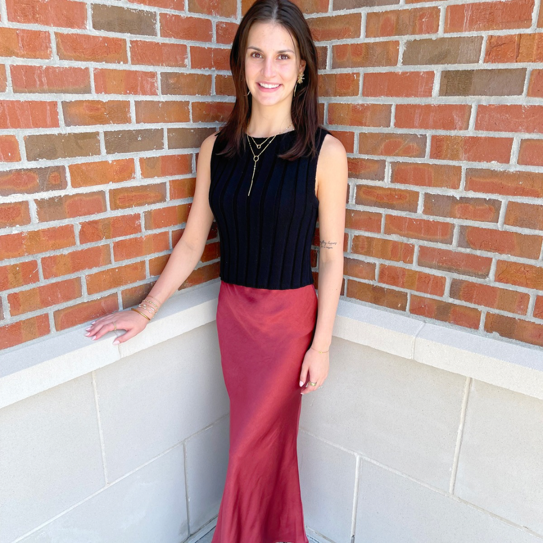 Satin Maxi Skirt