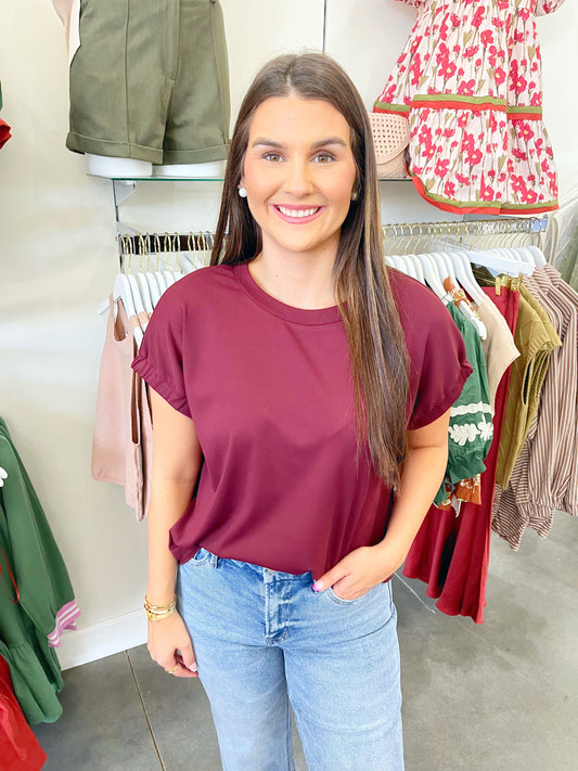 Elastic Sleeve Top