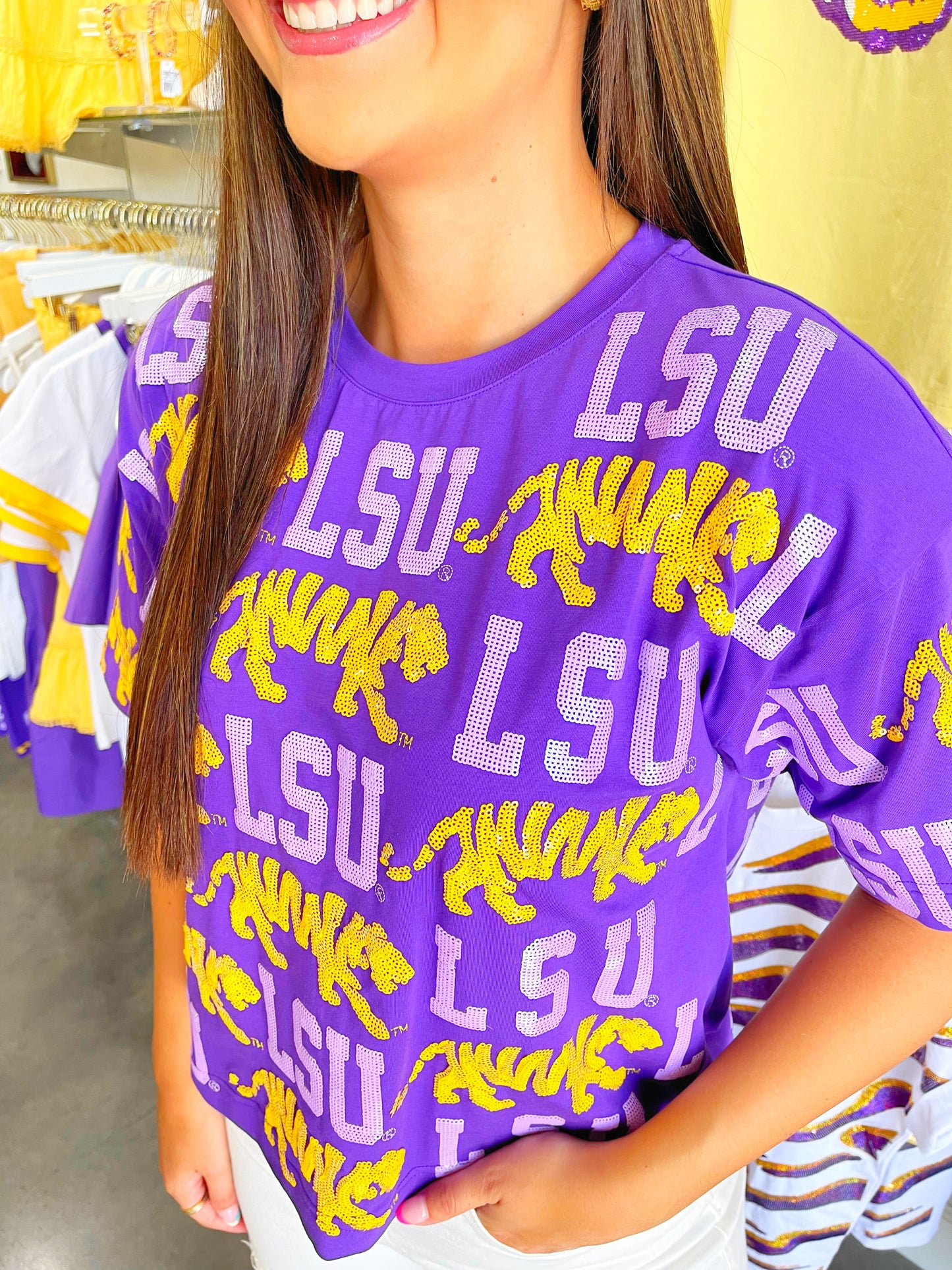 The Sequin Repeat Tee