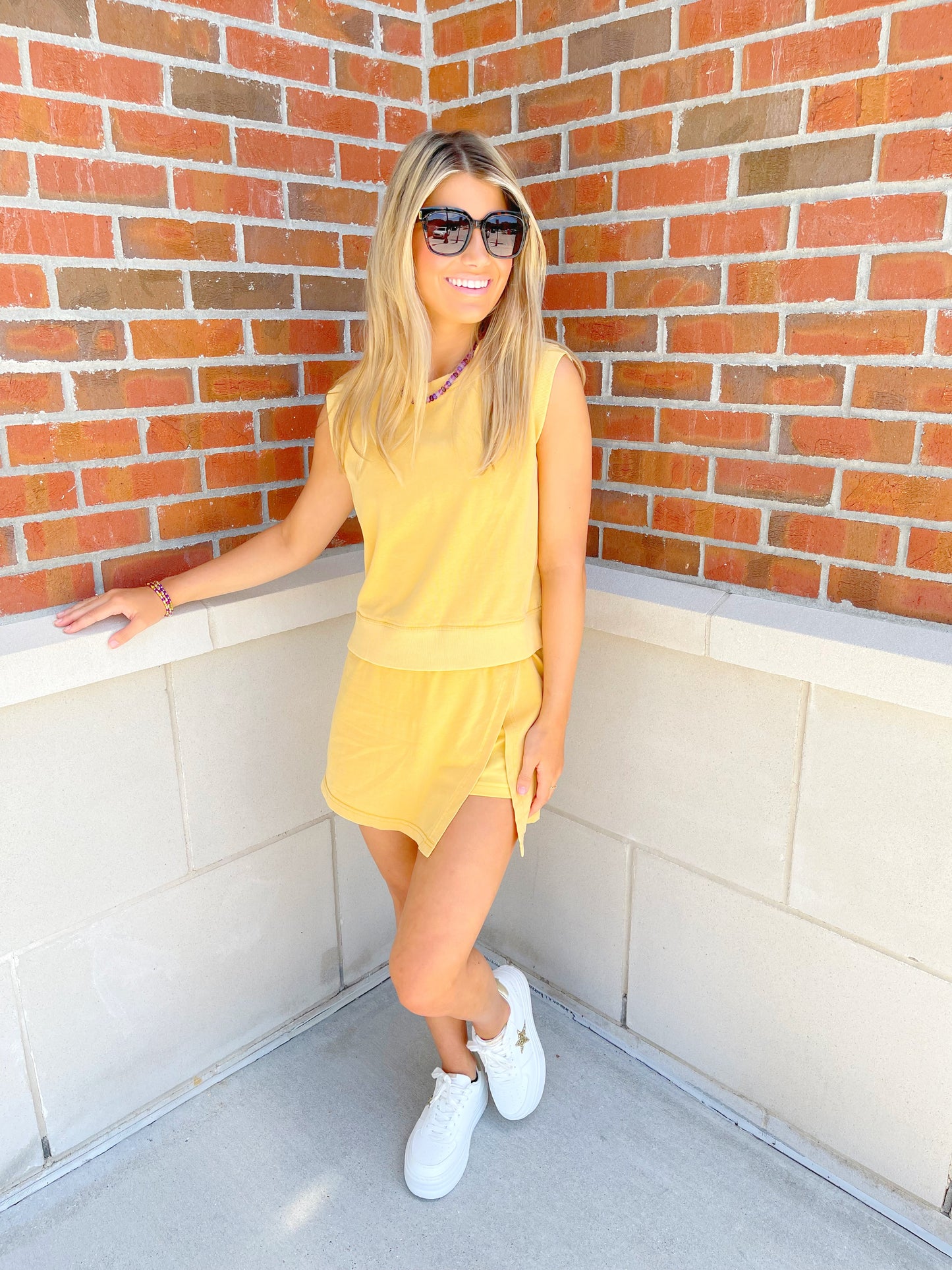 Sleeveless Top & Skort Set