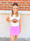 Rhinestone Football Sweater