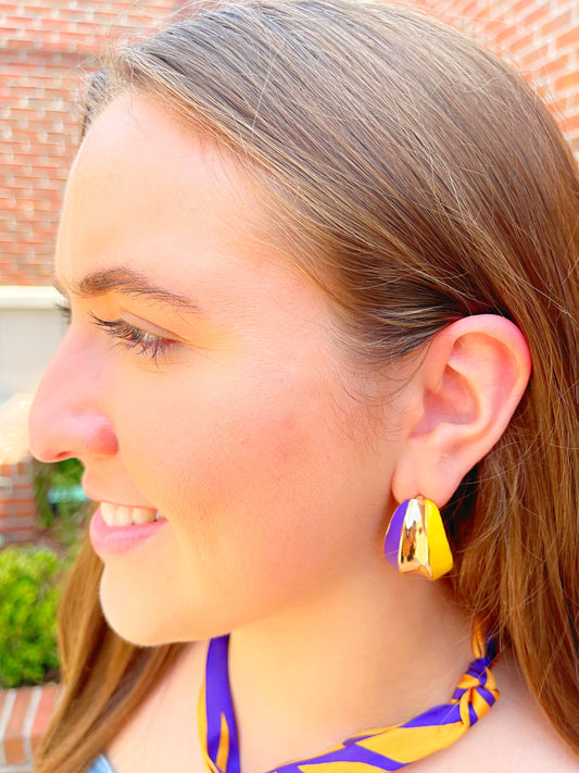 Penney Hoop Gameday Earrings