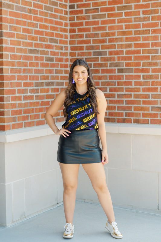 Sequin Geaux Tigers Tank