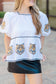 The Puff Sleeve Tiger Peplum Top