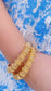 Gold Metal Stretch Bracelet